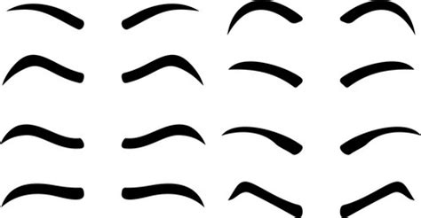 Cartoon Eyebrows Vector Images (over 9,500)