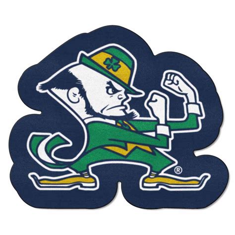 Notre Dame Fighting Irish Mascot Rug, Leprechaun, 8329