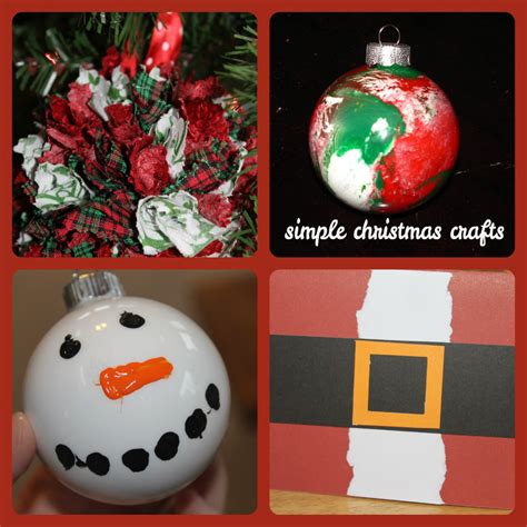 My top 4 SIMPLE crafts for Christmas