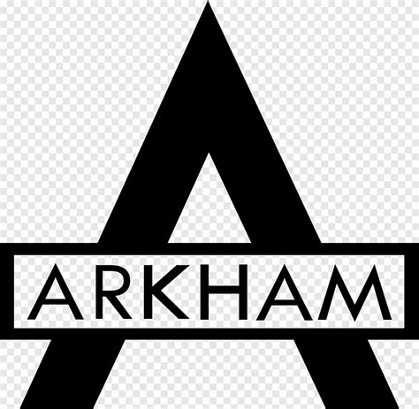 Batman Arkham City Logo, black Arkham logo, png | PNGEgg