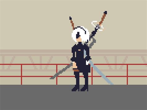 YoRHa No.2 Type B "2B" (NieR: Automata) by Jeremy Brown on Dribbble