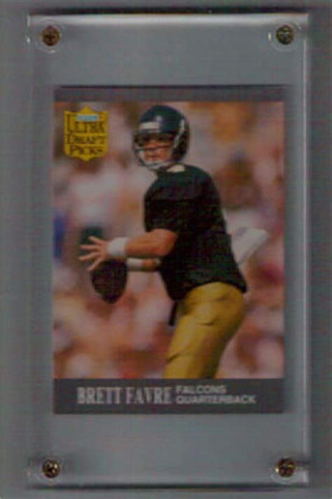 OCTOBER89 : 1991 FLEER ULTRA DRAFT PICKERS BRETT FAVRE ROOKIE CARD