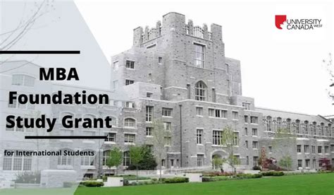 MBA Foundation Study Grant for International Students at University ...