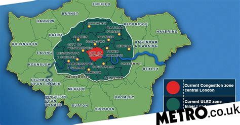 Map reveals London ULEZ expansion in 2023 – is your area affected? | UK ...