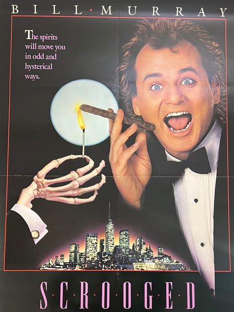 Scrooged - 1988 movie poster original 27x40 – Sold Out Posters