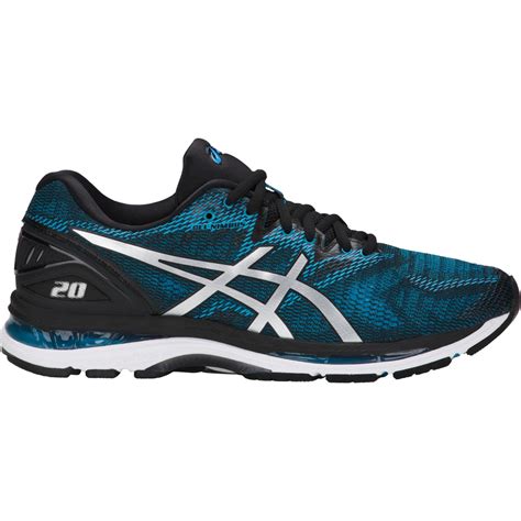 Asics Mens GEL-Nimbus 20 Running Shoes - Island Blue/Black - Tennisnuts.com