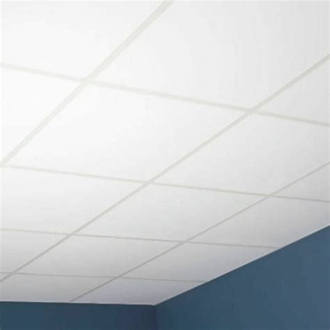 soundsulate White Drop Ceiling Tiles, 24" x 48" x 1" Sound Absorbing, , 10 pieces - Walmart.com ...