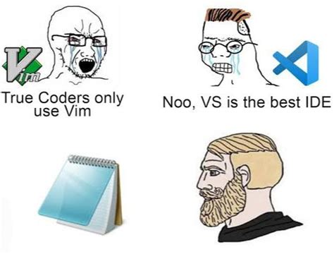 How do I exit Vim? : r/ProgrammerHumor