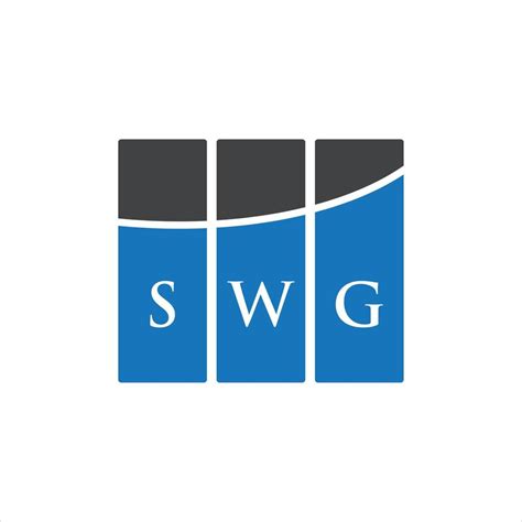 SWG letter logo design on white background. SWG creative initials letter logo concept. SWG ...