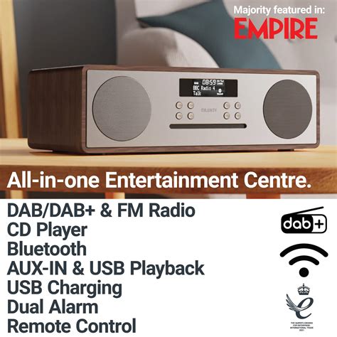 CD Player with FM, DAB and DAB+ Digital Radio | Bluetooth CD Stereo Sy ...