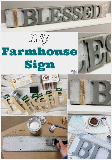 DIY Farmhouse Wood Signs | Diy farmhouse decor, Farmhouse diy, Unique ...