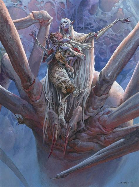 Lolth, Spider Queen | Spider queen, Mtg art, Queen art