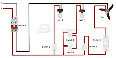 Single Phase House Wiring Diagram – Earth Bondhon