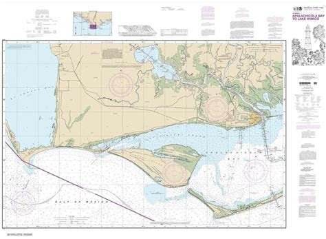 TheMapStore | NOAA Charts, Florida, Gulf of Mexico, Intracoastal Waterway, 11402, Lake Wimico ...