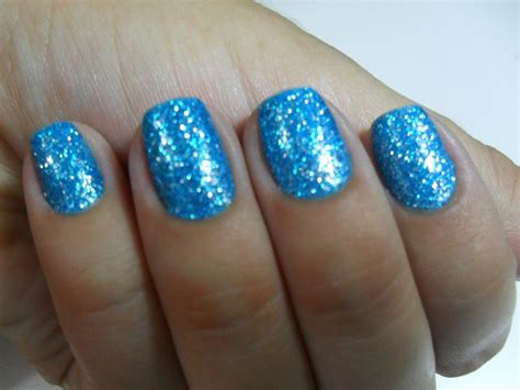 Light Blue Glitter Nail Polish | Blue glitter nail polish, Blue glitter nails, Glitter nails acrylic