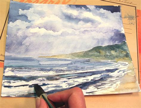 Annie Strack news: How to Paint a Stormy Seascape in Watercolor