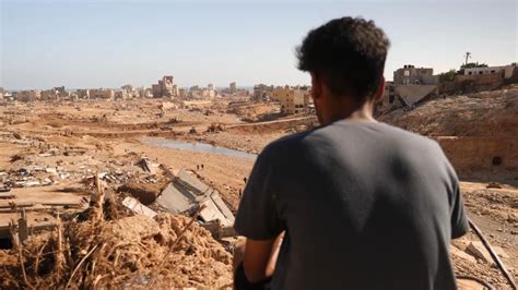 Libya floods: Prayers and body bags in Derna | World News | Sky News