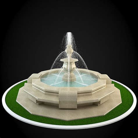 Fountain 3D model | CGTrader