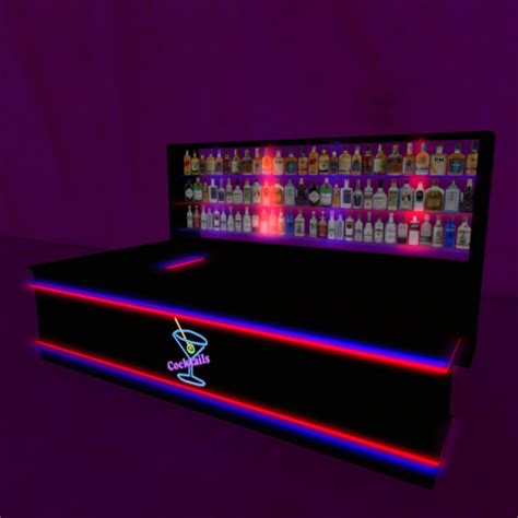 Second Life Marketplace - Astelate Designs modern neon light bar