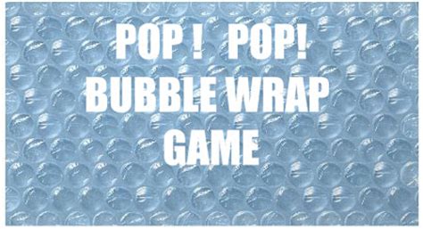 Family Games: Play Bubble Wrap POP Online