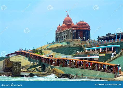 Swami Vivekananda Rock Memorial Vavathurai Kanyakumari Stock Photos ...