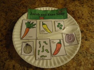 Jacob and Esau Soup Craft