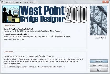 West Point Bridge Designer Download - Program to experience the engineering design process in ...