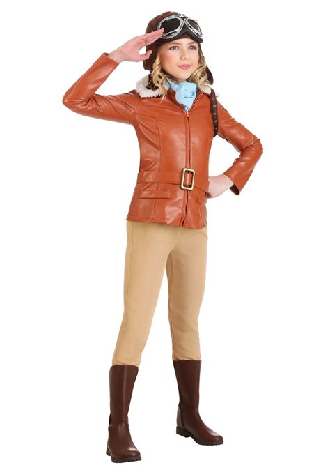 Deluxe Girl's Amelia Earhart Costume - Walmart.com