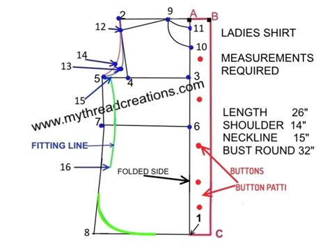 How To Make A Female Shirt Pattern