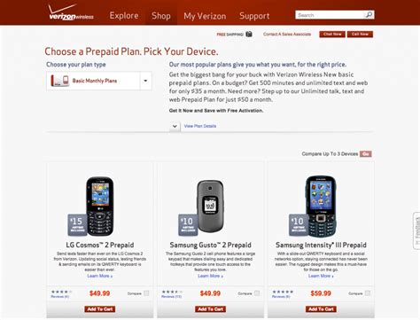 New $35 Prepaid Basic Phone Plan Introduced By Verizon Wireless | Phone ...