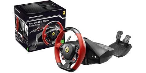 Thrustmaster's licensed Ferrari 458 Spider Racing Wheel Setup falls to $75 (Save 42%)