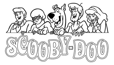 Printable Scooby Doo Coloring Pages