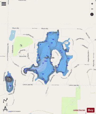 Wildwood Lake Fishing Map | Nautical Charts App