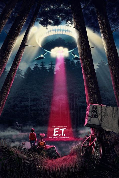 E.T. The Extra Terrestrial by Sam Gilbey [©2018] | Horror posters, Alternative movie posters ...