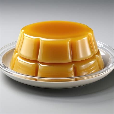 Premium Photo | Flan Baked custard dessert with caramel sauce Indulgent