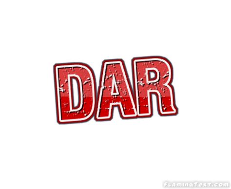 Dar Logo | Free Name Design Tool from Flaming Text