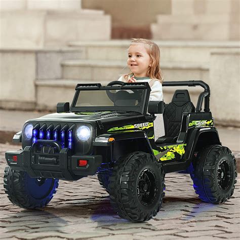 12V Kids Ride-on Jeep Car with 2.4G Remote Control in 2021 | Kids ride ...