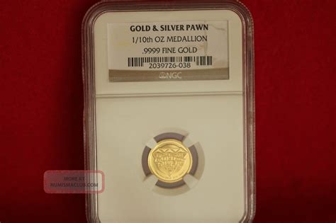 1/10th Oz. 9999 Fine Gold Coin (pawn Stars)