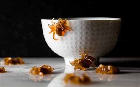 Simple Homemade Gummy Spiders Made with Real Fruit Juice