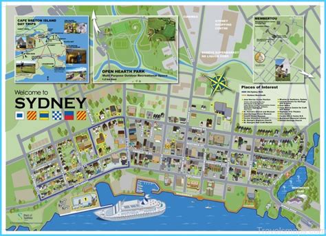 Sydney Tourist Attractions Map - Tourist Destination in the world