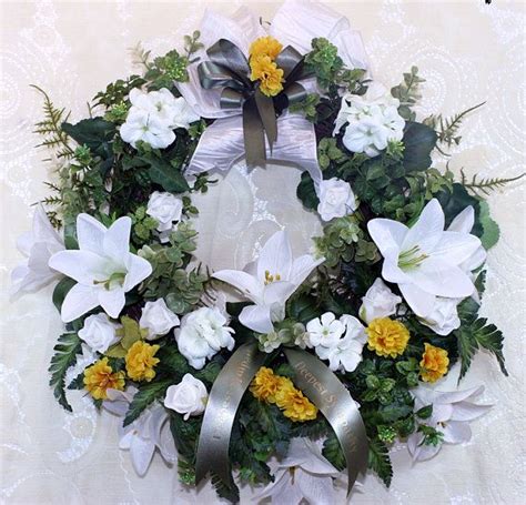 Sympathy Wreath, Cemetery Wreath, Funeral Wreath, In Loving Memory ...