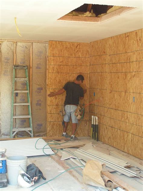 OSB Garage Walls | Garage walls, Garage interior, Osb