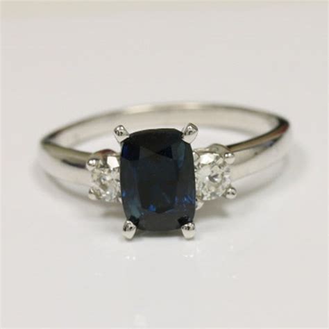 Princess Diana Ring Real Sapphire - Etsy