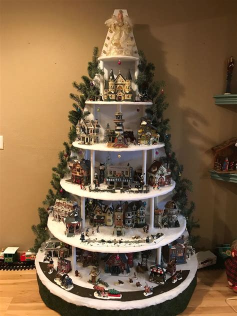 Christmas Village Tree Diy