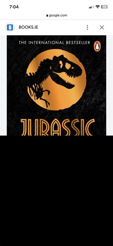 New book cover for the Jurassic Park novel? | Fandom