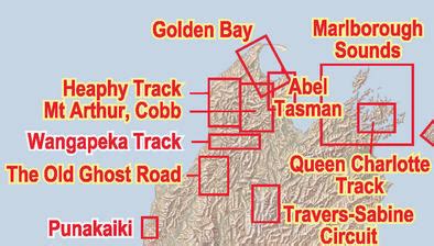 Old Ghost Road topographic map - NewTopo (NZ) Ltd