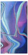 Abstract Fluid Painting Acrylic Pouring Art Blue Purple Red Painting by Matthias Hauser - Fine ...