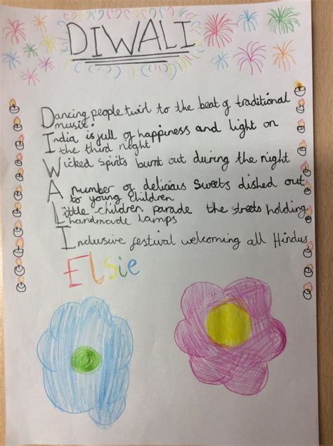 Diwali Poems! | Year 5