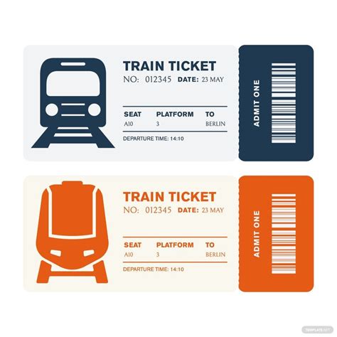 Train Ticket Vector in Illustrator, SVG, JPG, EPS, PNG - Download | Template.net