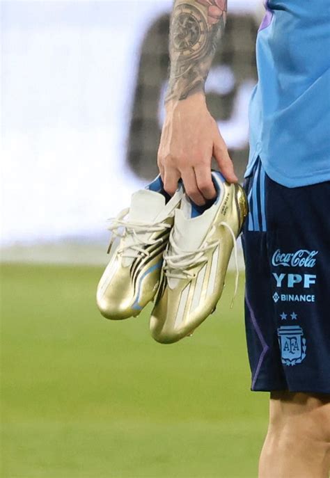 New Messi Cleats 2022 Gold